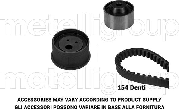 Metelli 29-0391 - Zobsiksnas komplekts autospares.lv