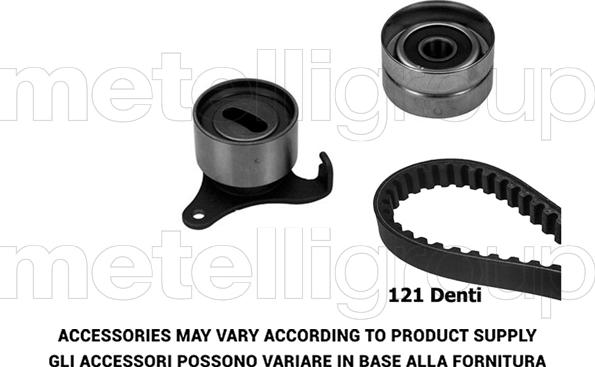 Metelli 29-0345 - Zobsiksnas komplekts autospares.lv