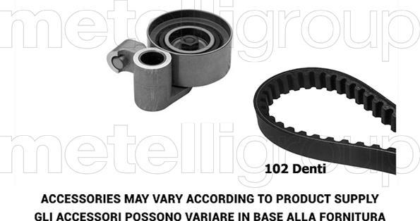 Metelli 29-0343 - Zobsiksnas komplekts autospares.lv