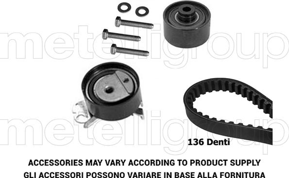 Metelli 29-0359 - Zobsiksnas komplekts autospares.lv