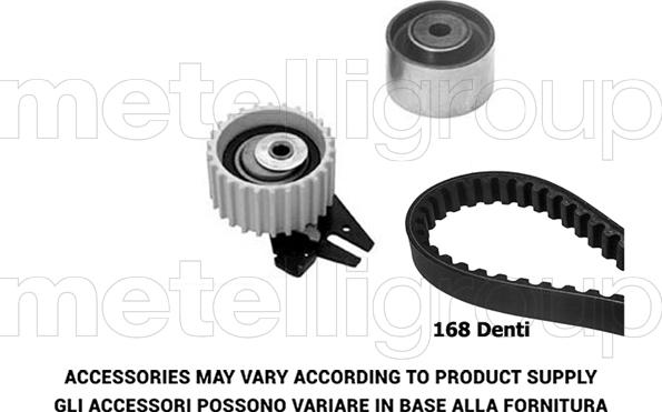 Metelli 29-0356 - Zobsiksnas komplekts www.autospares.lv