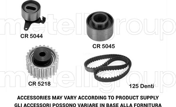 Metelli 29-0352 - Zobsiksnas komplekts autospares.lv