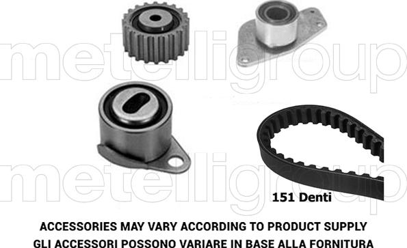 Metelli 29-0365 - Zobsiksnas komplekts www.autospares.lv