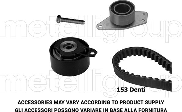 Metelli 29-0366 - Zobsiksnas komplekts www.autospares.lv