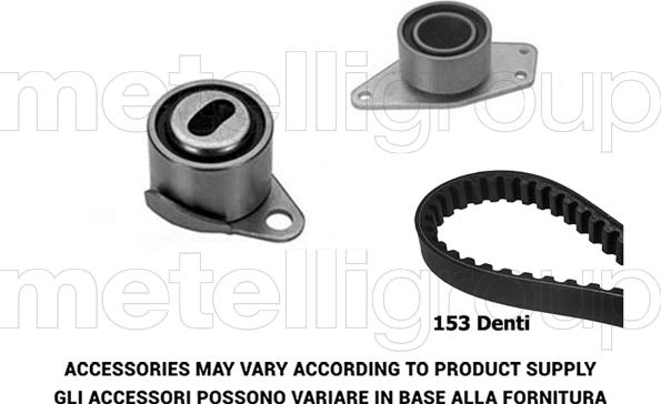 Metelli 29-0360 - Zobsiksnas komplekts www.autospares.lv