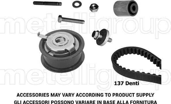 Metelli 29-0361 - Zobsiksnas komplekts www.autospares.lv