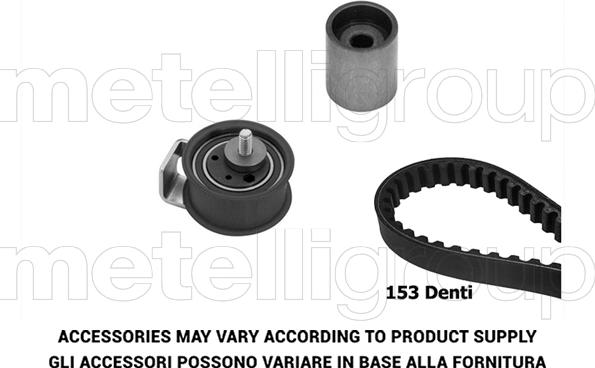 Metelli 29-0304 - Комплект зубчатого ремня ГРМ www.autospares.lv