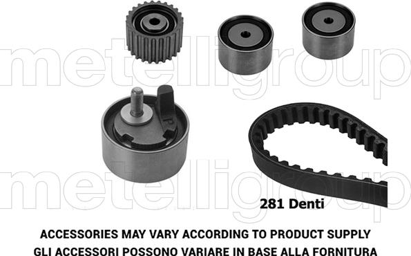 Metelli 29-0312 - Zobsiksnas komplekts www.autospares.lv