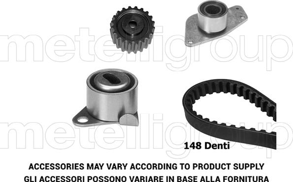 Metelli 29-0334 - Zobsiksnas komplekts www.autospares.lv