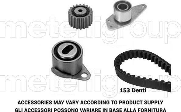 Metelli 29-0336 - Zobsiksnas komplekts www.autospares.lv