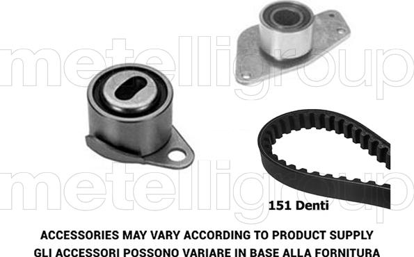 Metelli 29-0333 - Zobsiksnas komplekts autospares.lv