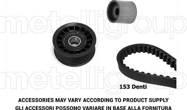 Metelli 29-0371 - Zobsiksnas komplekts autospares.lv