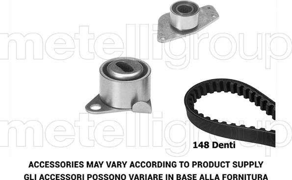 Metelli 29-0378 - Timing Belt Set www.autospares.lv