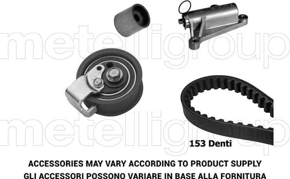 Metelli 29-0372 - Timing Belt Set www.autospares.lv