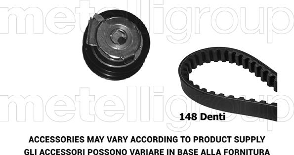 Metelli 29-0294 - Zobsiksnas komplekts autospares.lv