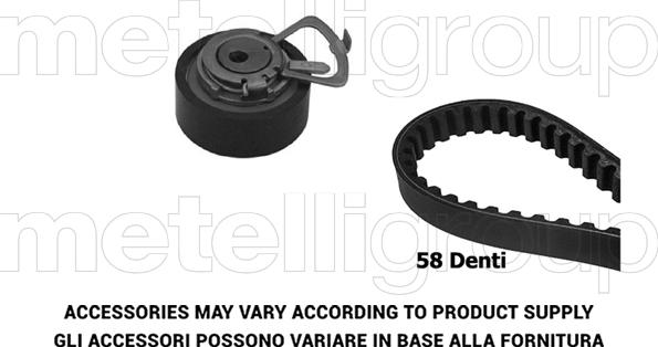 Metelli 29-0292 - Zobsiksnas komplekts autospares.lv