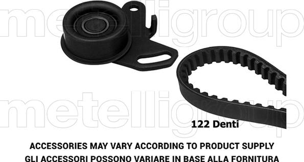 Metelli 29-0261 - Zobsiksnas komplekts autospares.lv