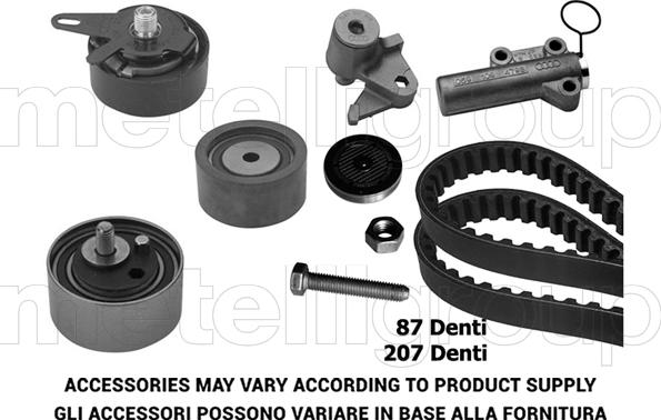 Metelli 29-0263 - Zobsiksnas komplekts autospares.lv