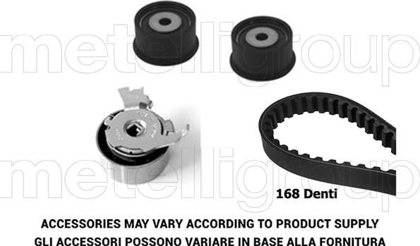 Metelli 29-0208 - Zobsiksnas komplekts autospares.lv