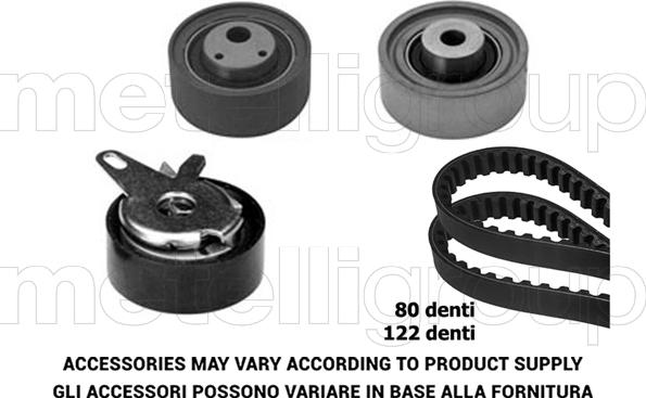 Metelli 29-0202 - Zobsiksnas komplekts www.autospares.lv