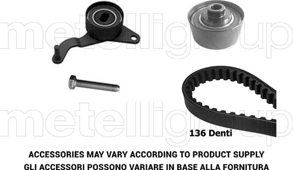 Metelli 29-0207 - Zobsiksnas komplekts autospares.lv