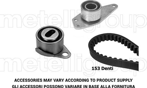 Metelli 29-0219 - Zobsiksnas komplekts autospares.lv