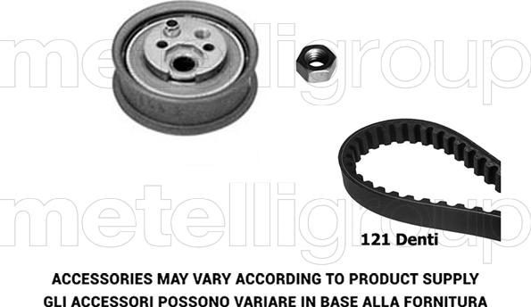 Metelli 29-0212 - Zobsiksnas komplekts autospares.lv