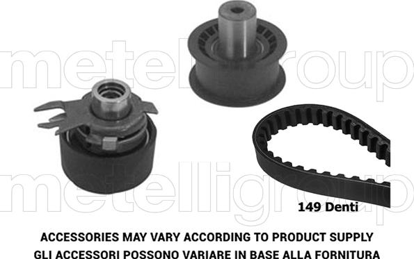 Metelli 29-0217 - Zobsiksnas komplekts autospares.lv