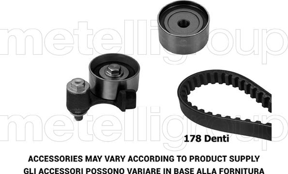 Metelli 29-0287 - Zobsiksnas komplekts autospares.lv