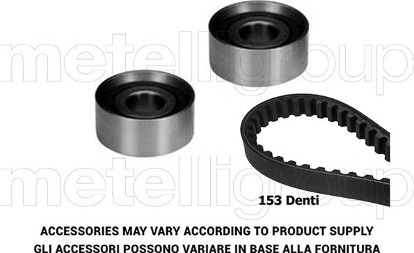 Metelli 29-0231 - Zobsiksnas komplekts autospares.lv