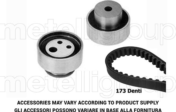 Metelli 29-0233 - Zobsiksnas komplekts www.autospares.lv