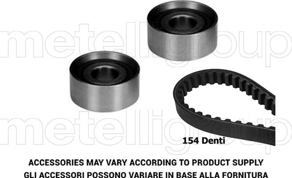 Metelli 29-0232 - Zobsiksnas komplekts autospares.lv