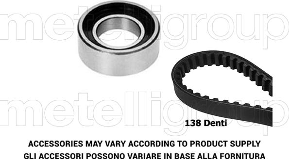 Metelli 29-0224 - Timing Belt Set www.autospares.lv