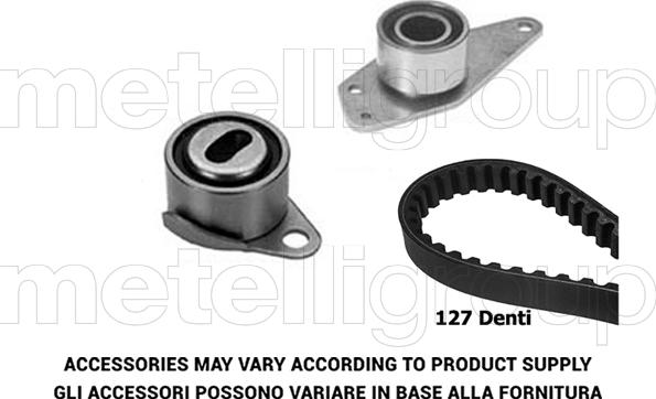 Metelli 29-0221 - Zobsiksnas komplekts autospares.lv