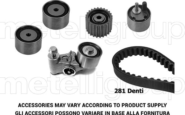 Metelli 29-0279 - Zobsiksnas komplekts www.autospares.lv