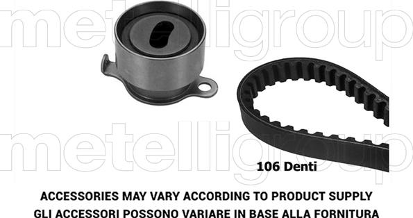 Metelli 29-0271 - Комплект зубчатого ремня ГРМ www.autospares.lv