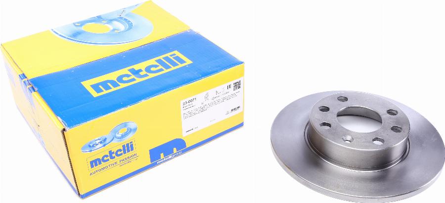 Metelli 23-0071 - Bremžu diski autospares.lv