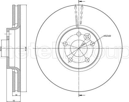 Metelli 23-1272C - Bremžu diski www.autospares.lv