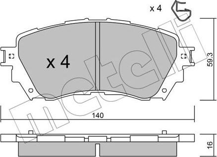 Meyle 252572516 - Bremžu uzliku kompl., Disku bremzes www.autospares.lv