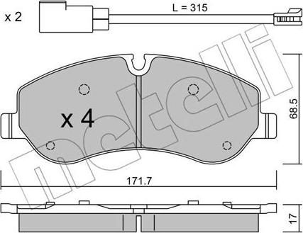 Metelli 22-0990-0 - Eļļas filtrs autospares.lv