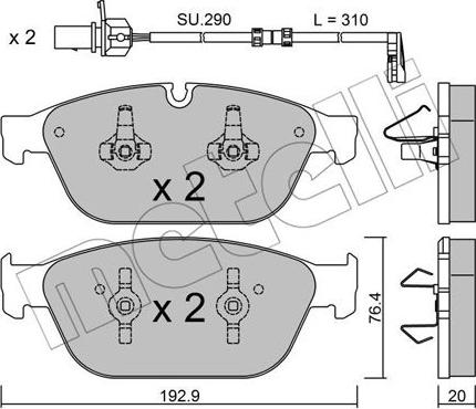 Metelli 22-0954-0K - Eļļas filtrs www.autospares.lv