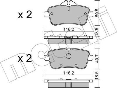 Metelli 22-0968-0 - Eļļas filtrs www.autospares.lv