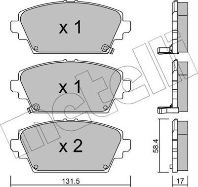 Metelli 22-0464-1 - Eļļas filtrs www.autospares.lv