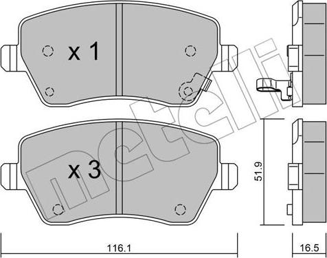 Metelli 22-0485-1 - Масляный фильтр www.autospares.lv