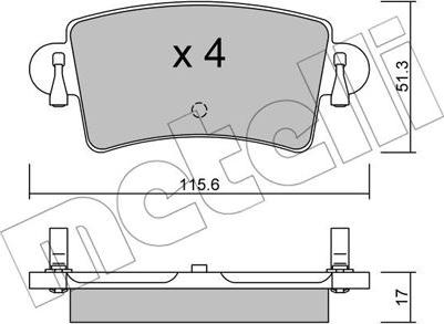 Metelli 22-0546-0 - Eļļas filtrs www.autospares.lv