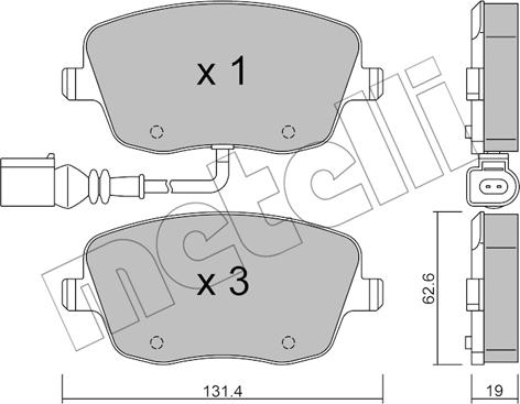 Metelli 22-0547-1 - Масляный фильтр www.autospares.lv