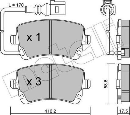 Metelli 22-0554-0 - Eļļas filtrs autospares.lv