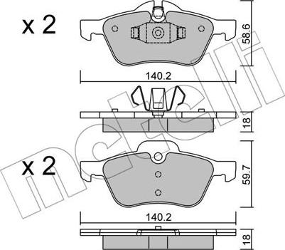 Metelli 22-0555-0 - Eļļas filtrs www.autospares.lv