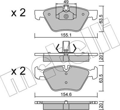 Metelli 22-0557-0 - Eļļas filtrs autospares.lv