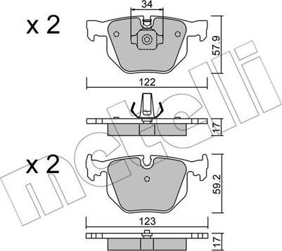 Metelli 22-0561-0 - Eļļas filtrs www.autospares.lv